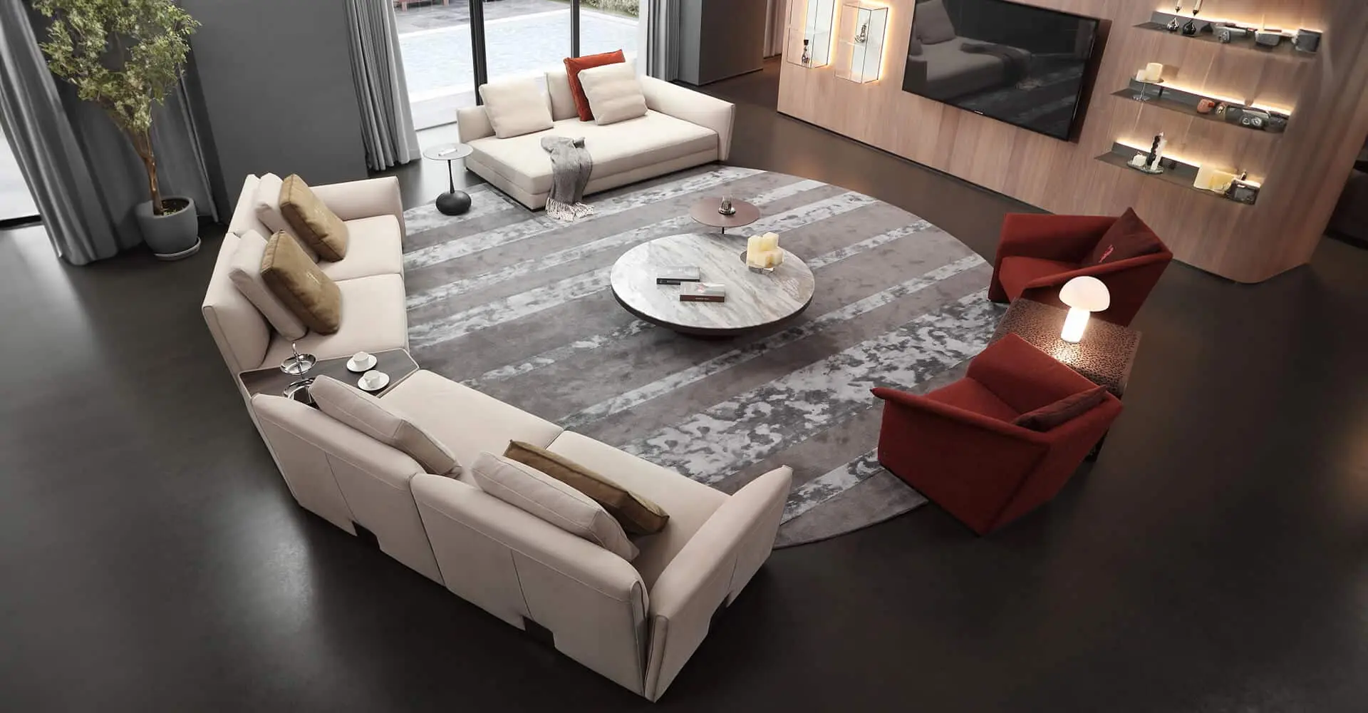La Maisonaire Nest Sofa Colletion to add a luxurious and comfortable touch