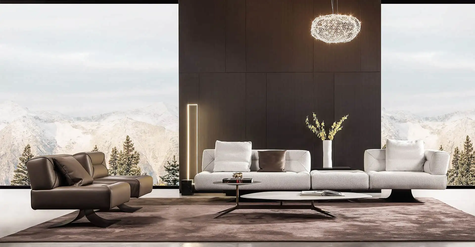 La Maisonaire Eclair Modular Sofa Set offers both comfort and durability